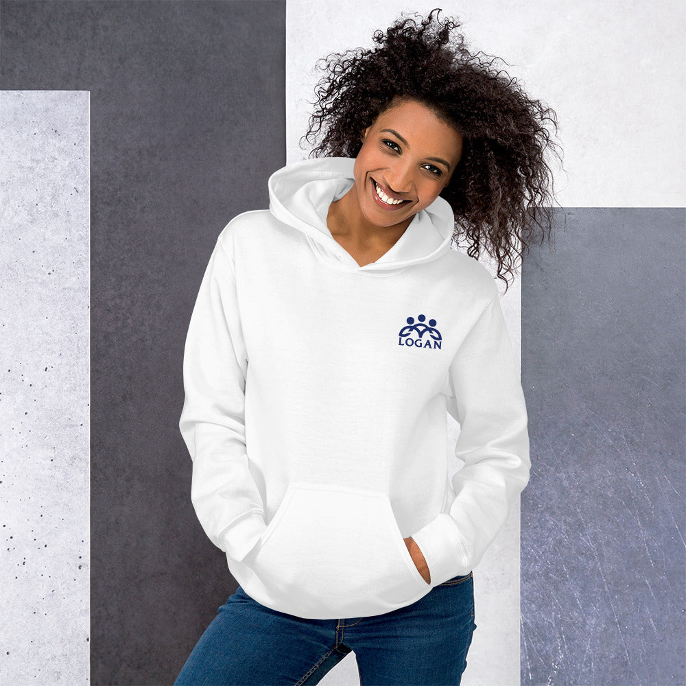Unisex Hoodie - Blue Logo