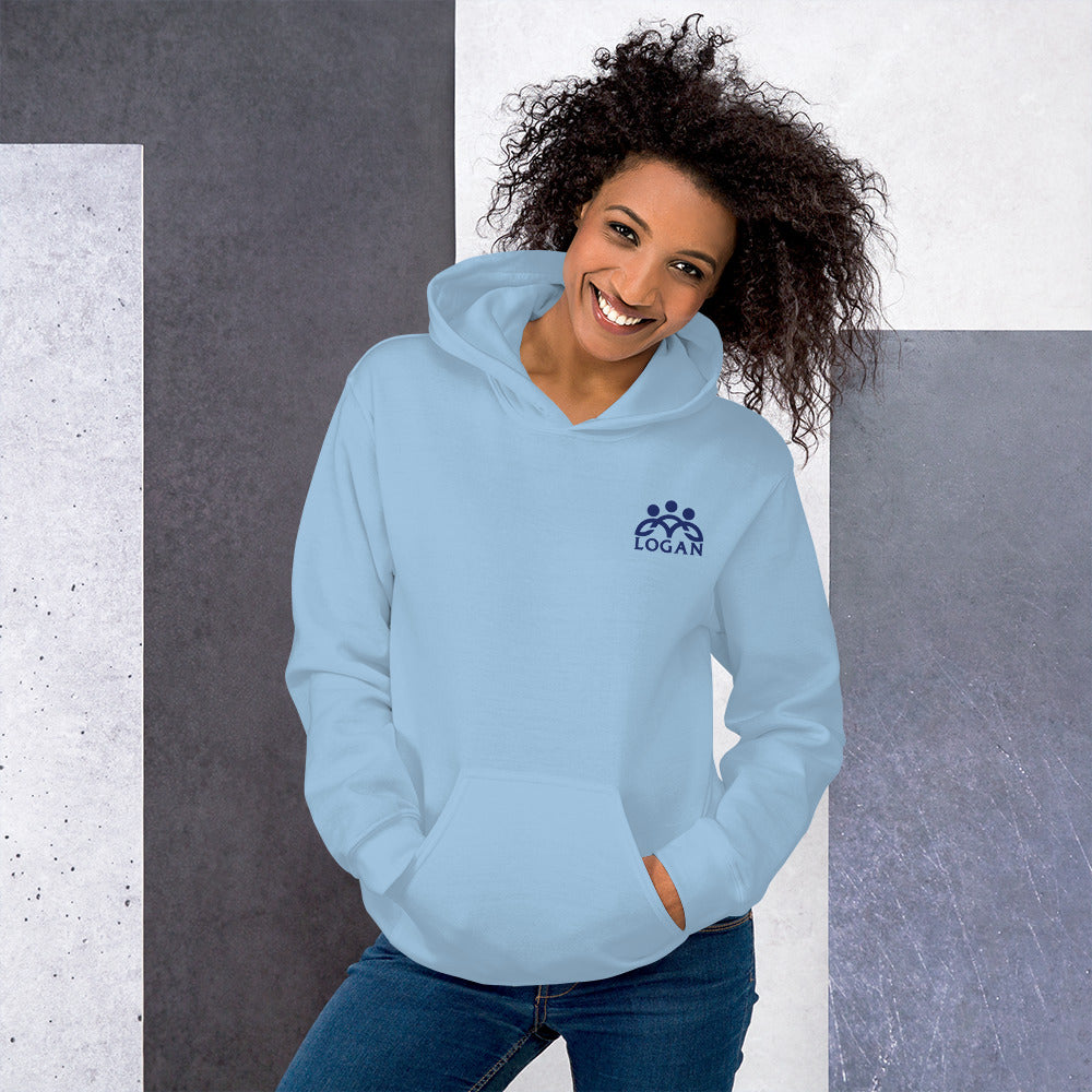Unisex Hoodie - Blue Logo